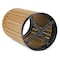 Alpine Industries 32 gal Round Outdoor Can, Cedar, Steel + Plastic wood, 20 in ALP4400-01-CD - alternate 9